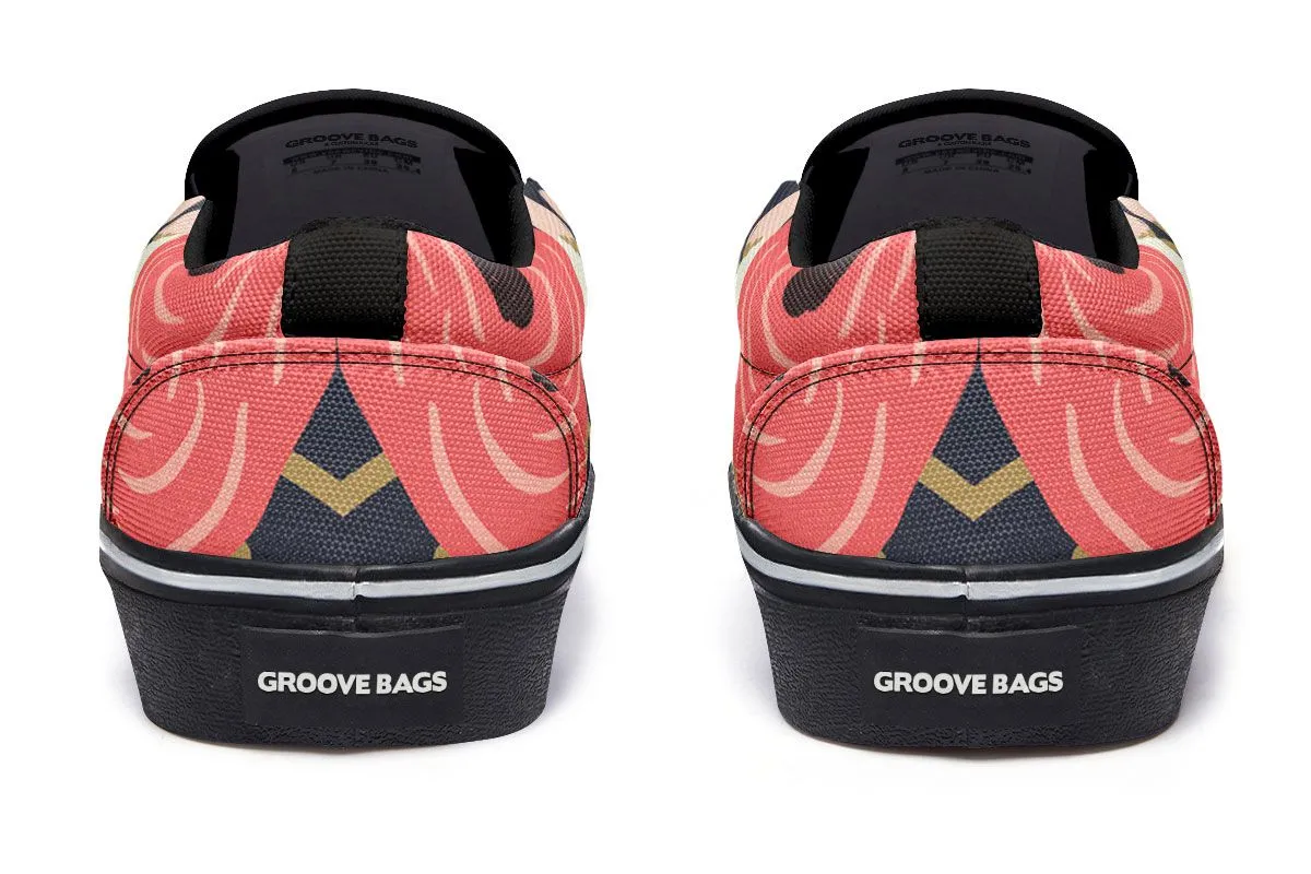 Floral Hound Slip-On Shoes