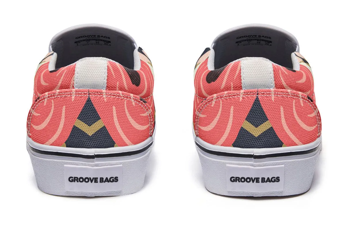 Floral Hound Slip-On Shoes
