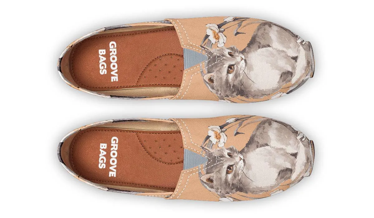 Floral Kitten Casual Shoes