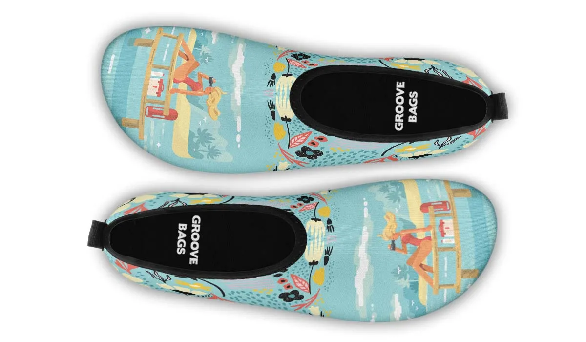 Floral Lifeguard Aqua Barefoot Shoes