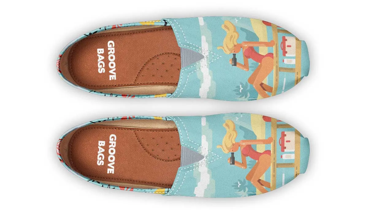 Floral Lifeguard Casual Shoes