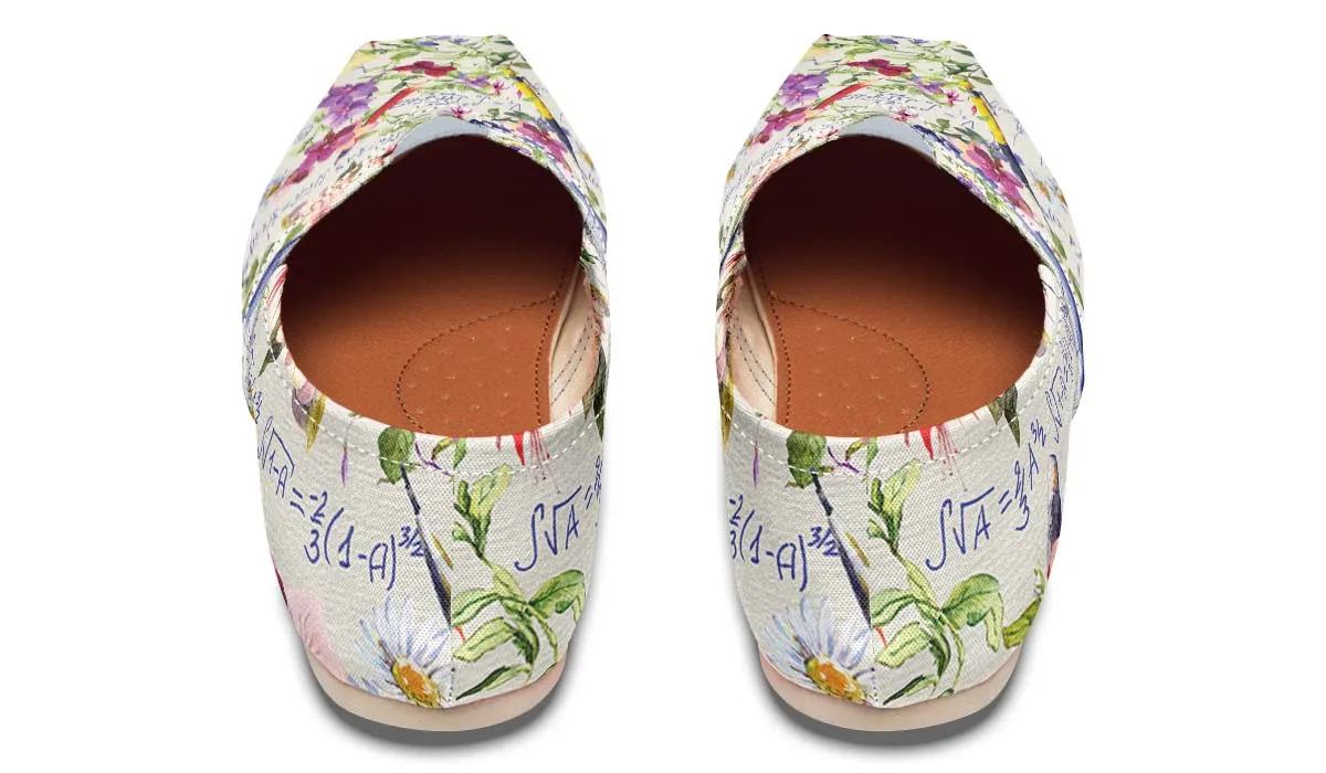 Floral Math Casual Shoes