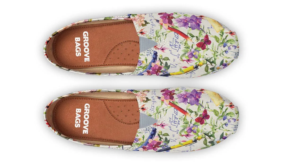 Floral Math Casual Shoes