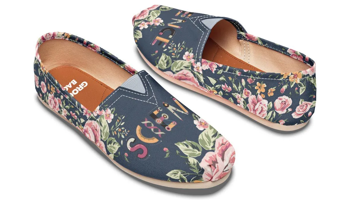 Floral Science Casual Shoes