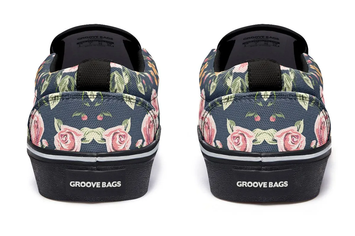 Floral Science Slip-On Shoes