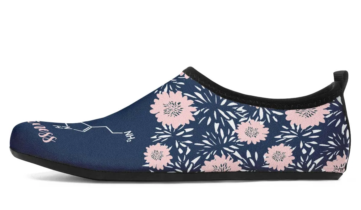 Floral Serotonin Aqua Barefoot Shoes