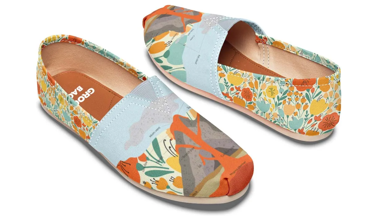 Floral Volcano Casual Shoes