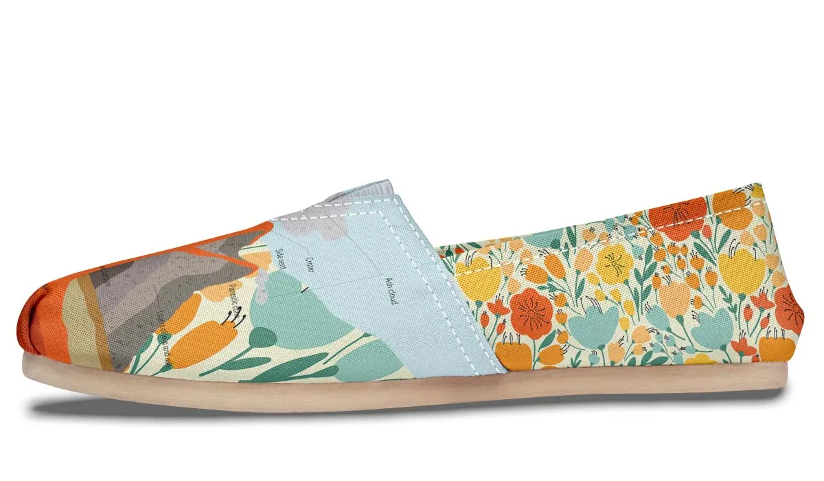 Floral Volcano Casual Shoes