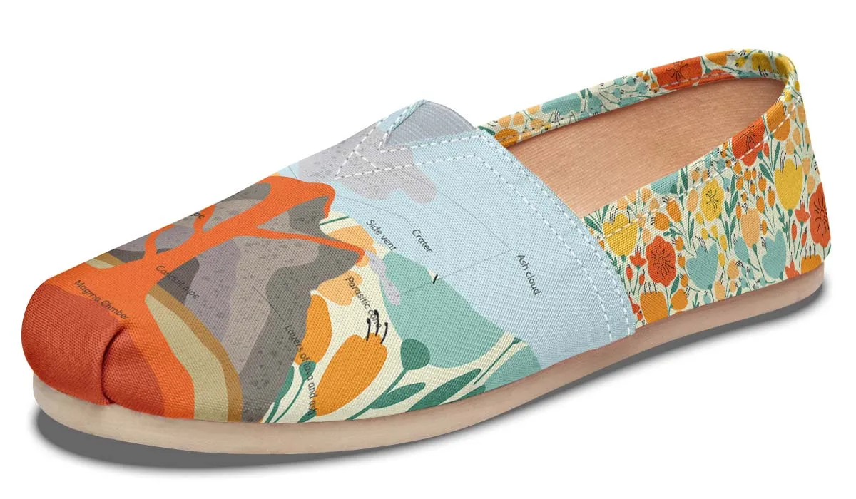 Floral Volcano Casual Shoes