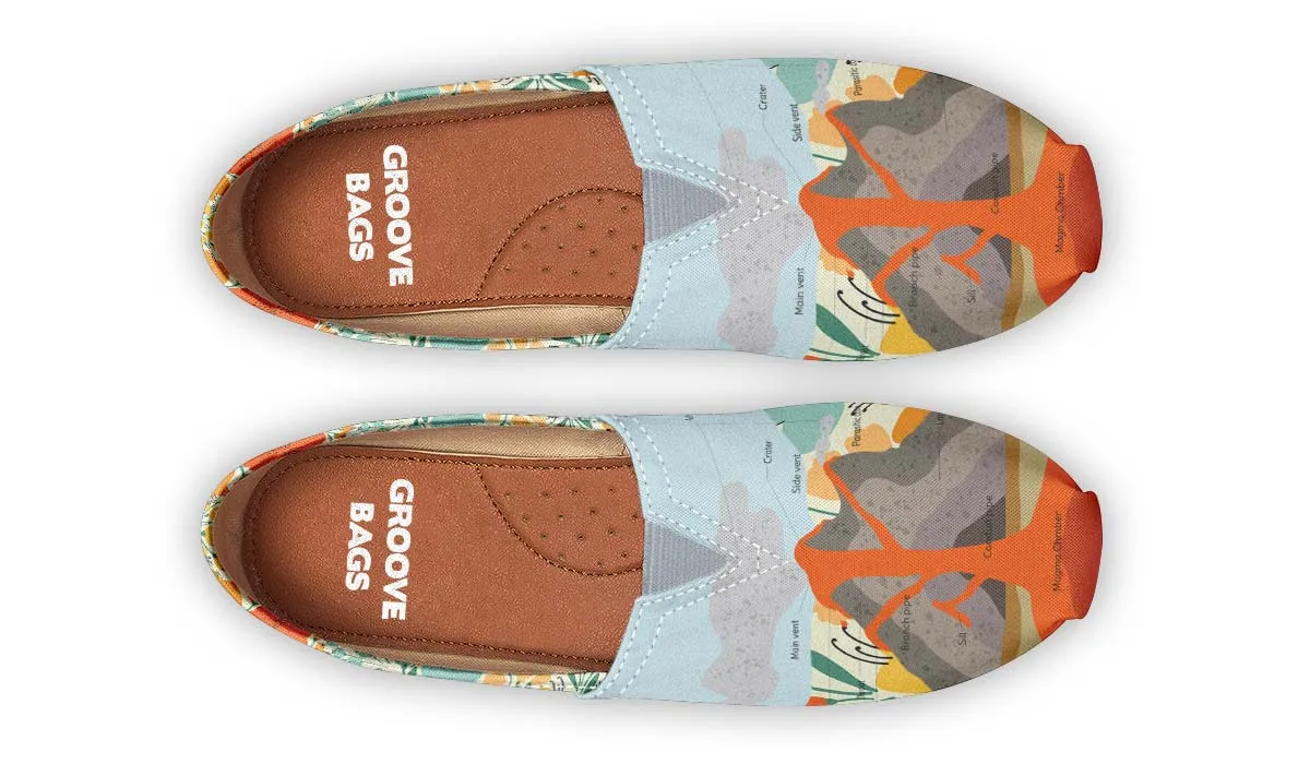 Floral Volcano Casual Shoes
