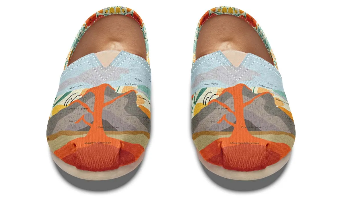 Floral Volcano Casual Shoes
