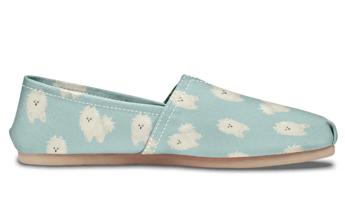 Fluffy American Eskimo Casual Shoes