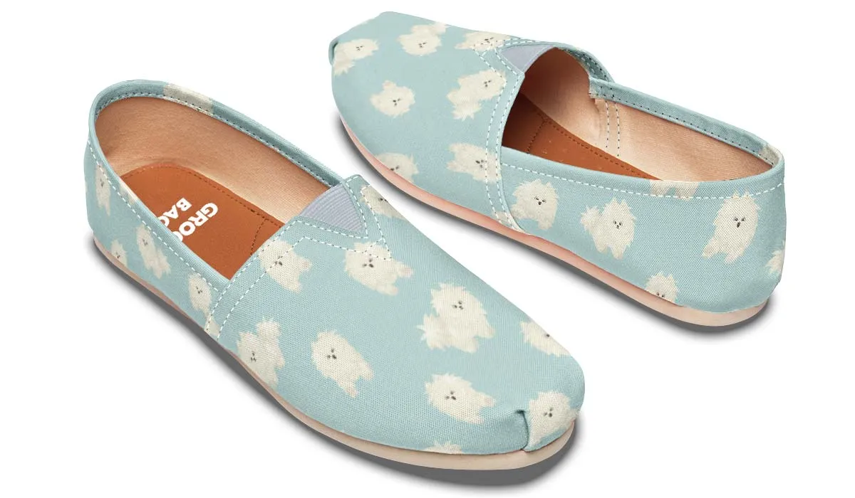 Fluffy American Eskimo Casual Shoes