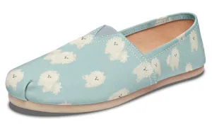 Fluffy American Eskimo Casual Shoes