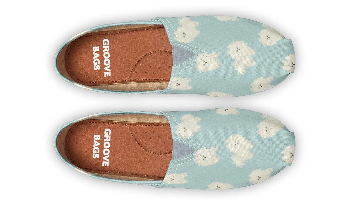 Fluffy American Eskimo Casual Shoes