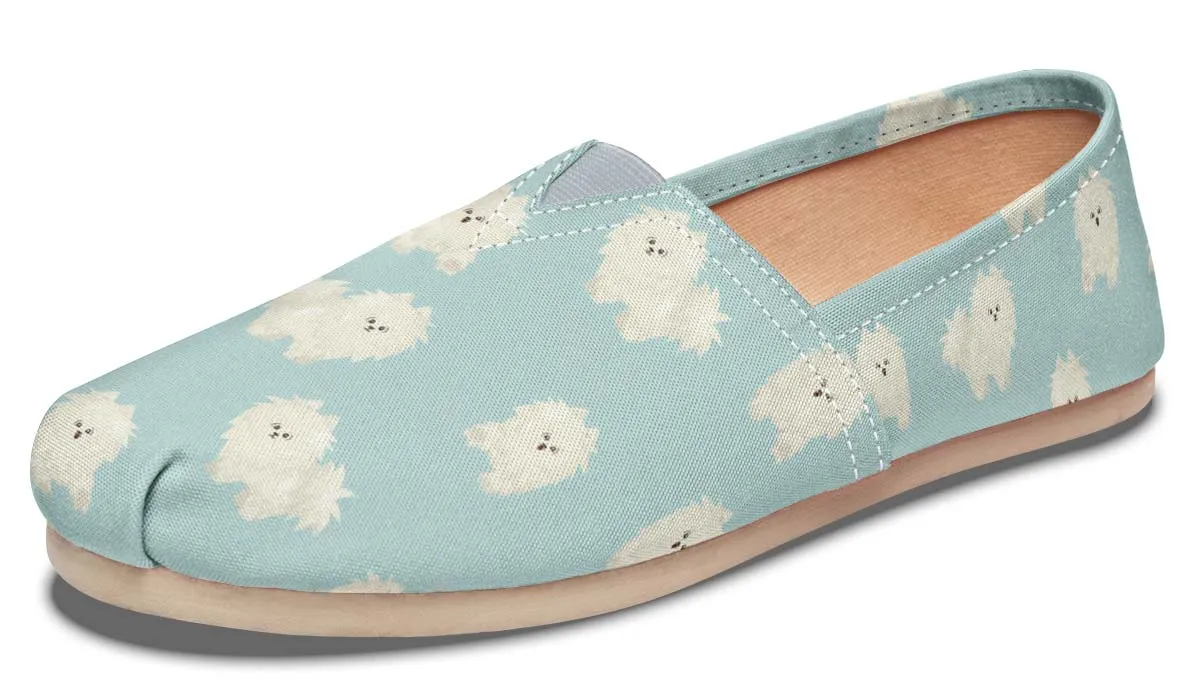 Fluffy American Eskimo Casual Shoes