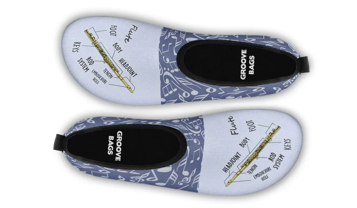 Flute Diagram Aqua Barefoot Shoes