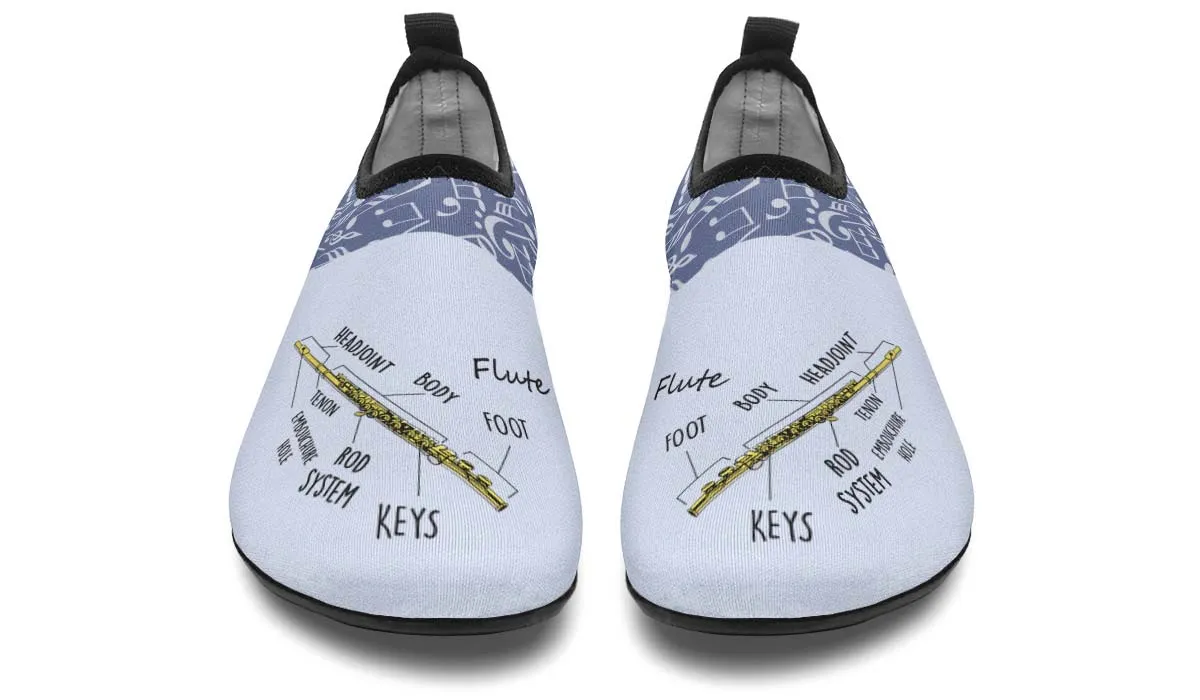 Flute Diagram Aqua Barefoot Shoes
