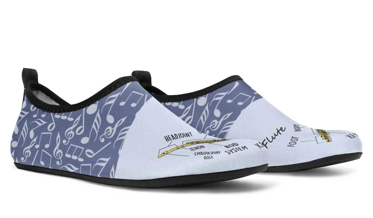 Flute Diagram Aqua Barefoot Shoes