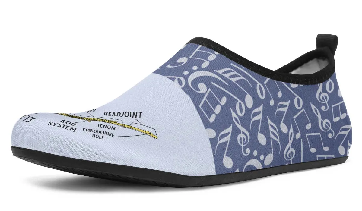 Flute Diagram Aqua Barefoot Shoes