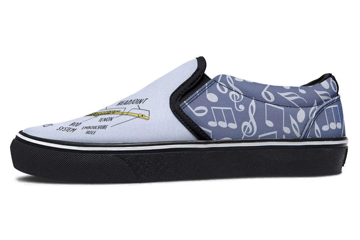 Flute Diagram Slip-On Shoes