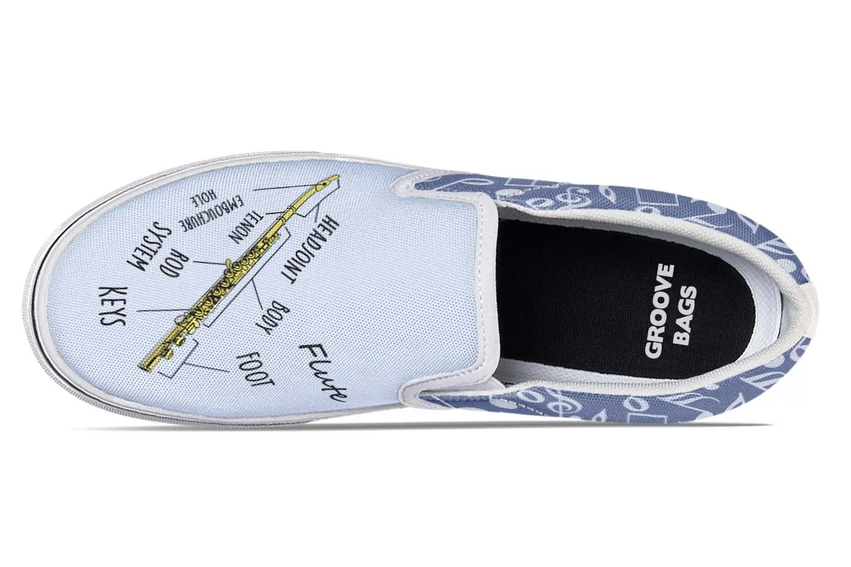 Flute Diagram Slip-On Shoes