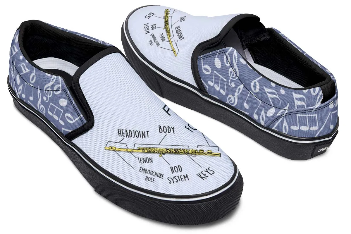 Flute Diagram Slip-On Shoes