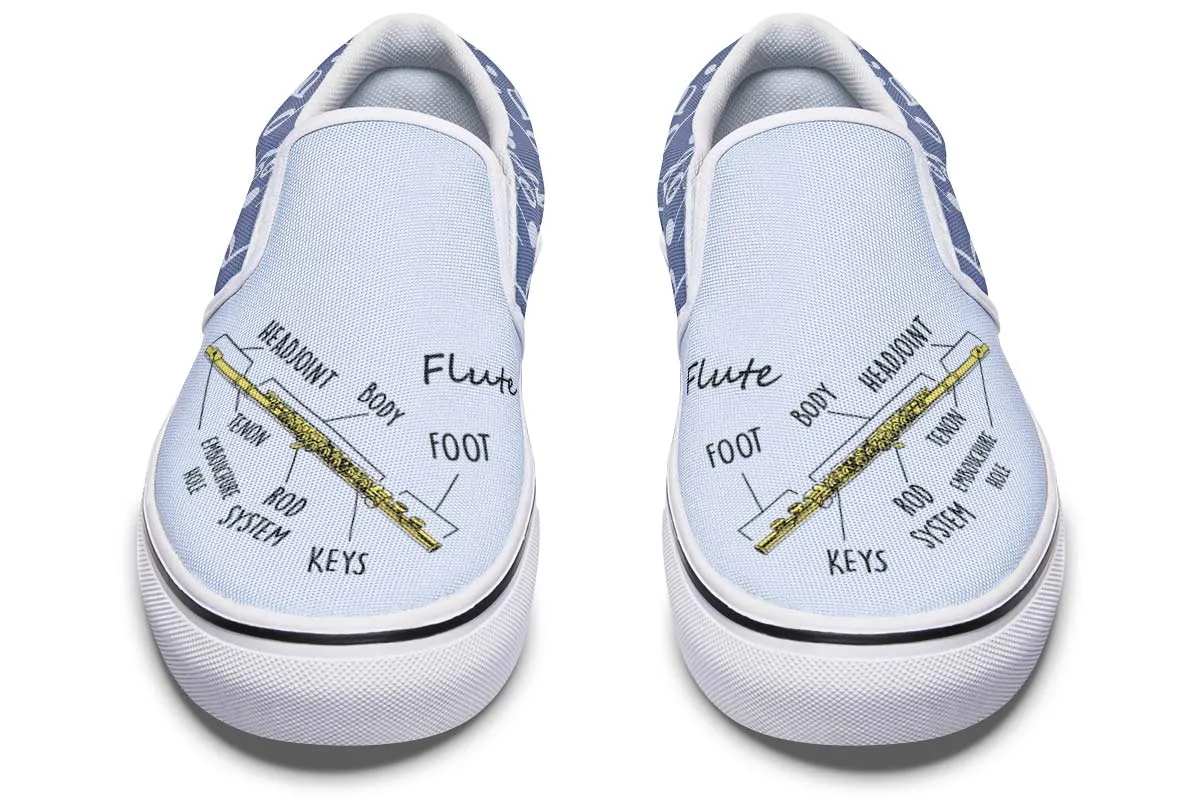 Flute Diagram Slip-On Shoes