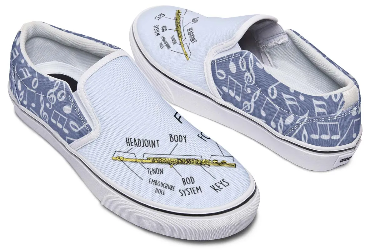 Flute Diagram Slip-On Shoes