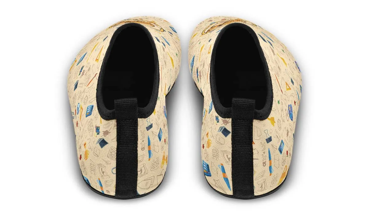 Flying School Bus Aqua Barefoot Shoes