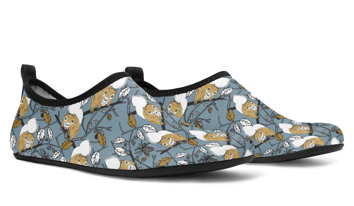 Forest Squirrel Aqua Barefoot Shoes