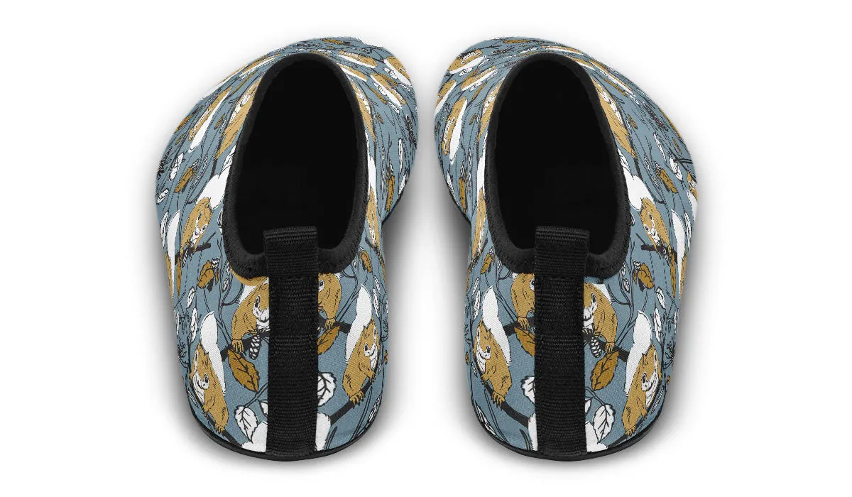 Forest Squirrel Aqua Barefoot Shoes