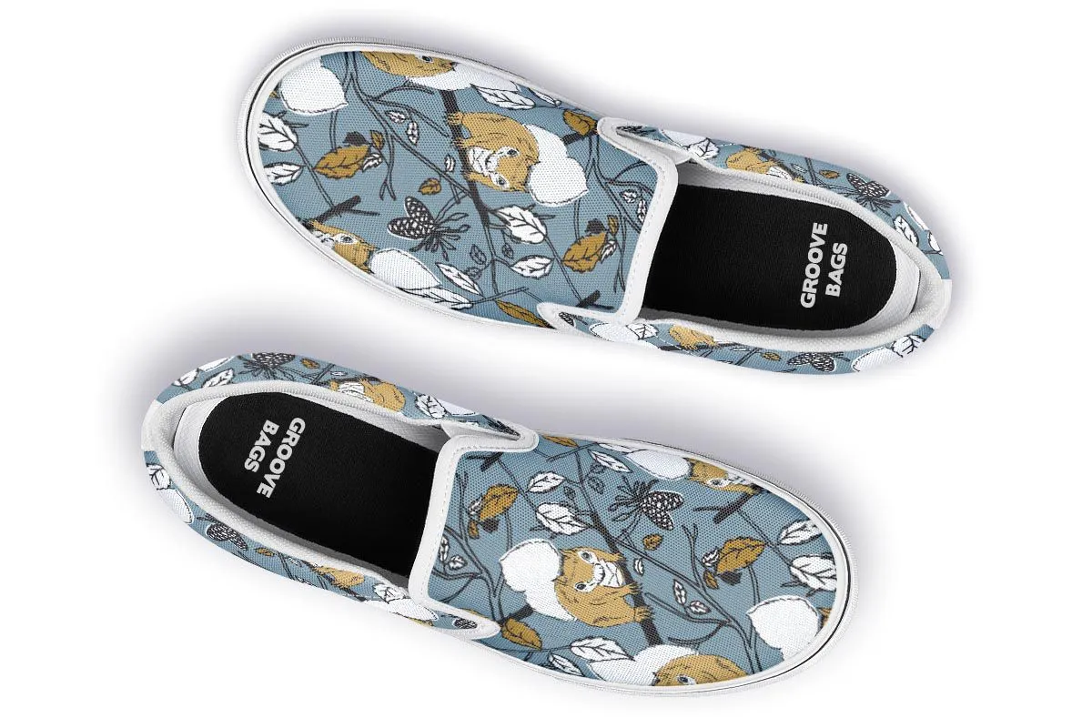 Forest Squirrel Slip-On Shoes