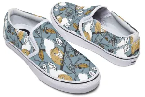 Forest Squirrel Slip-On Shoes