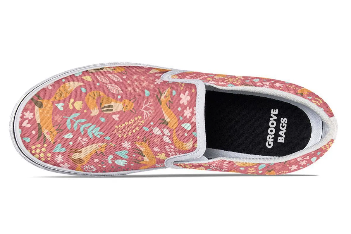 Foxy Foxes Slip-On Shoes