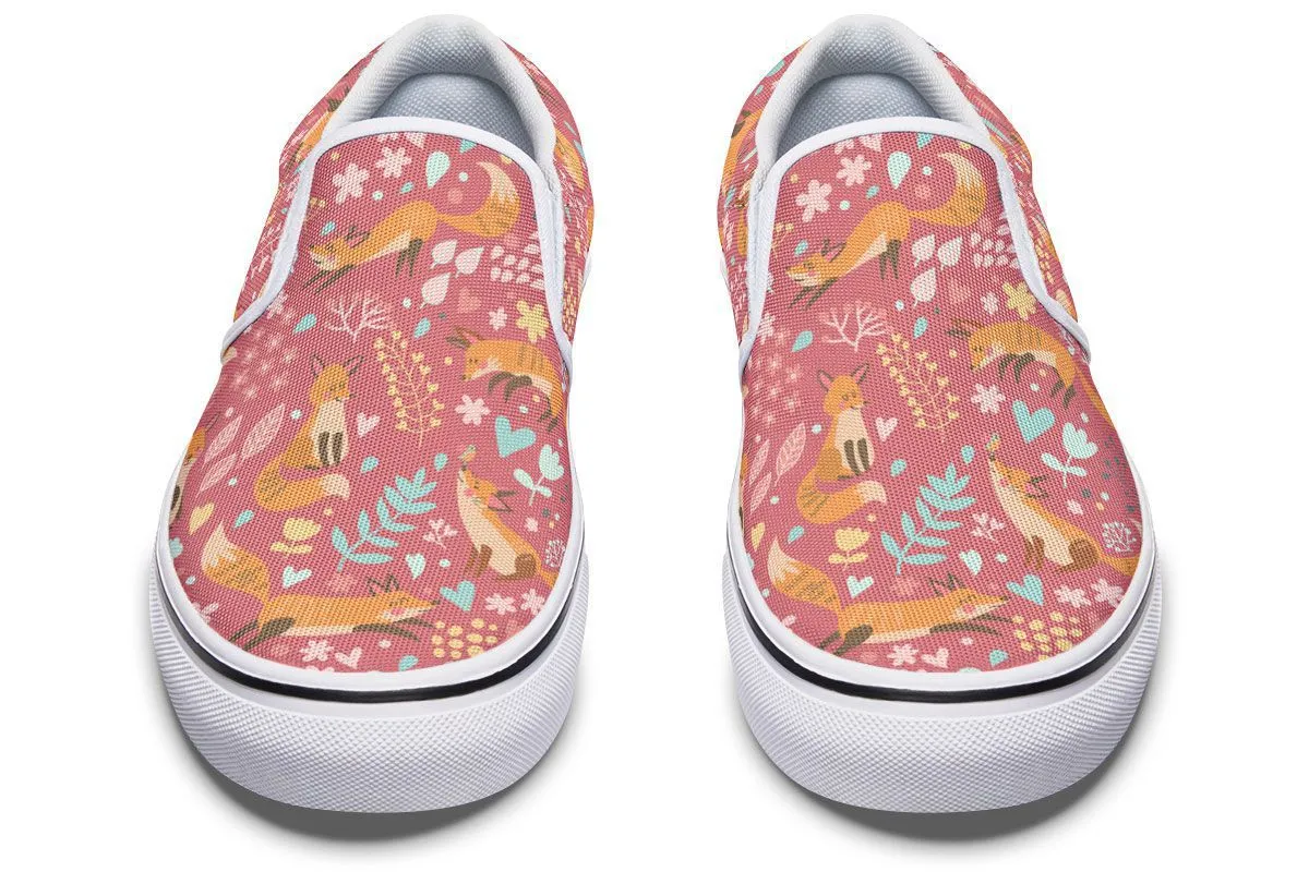 Foxy Foxes Slip-On Shoes