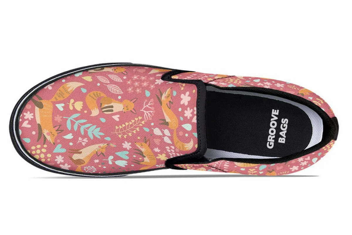 Foxy Foxes Slip-On Shoes