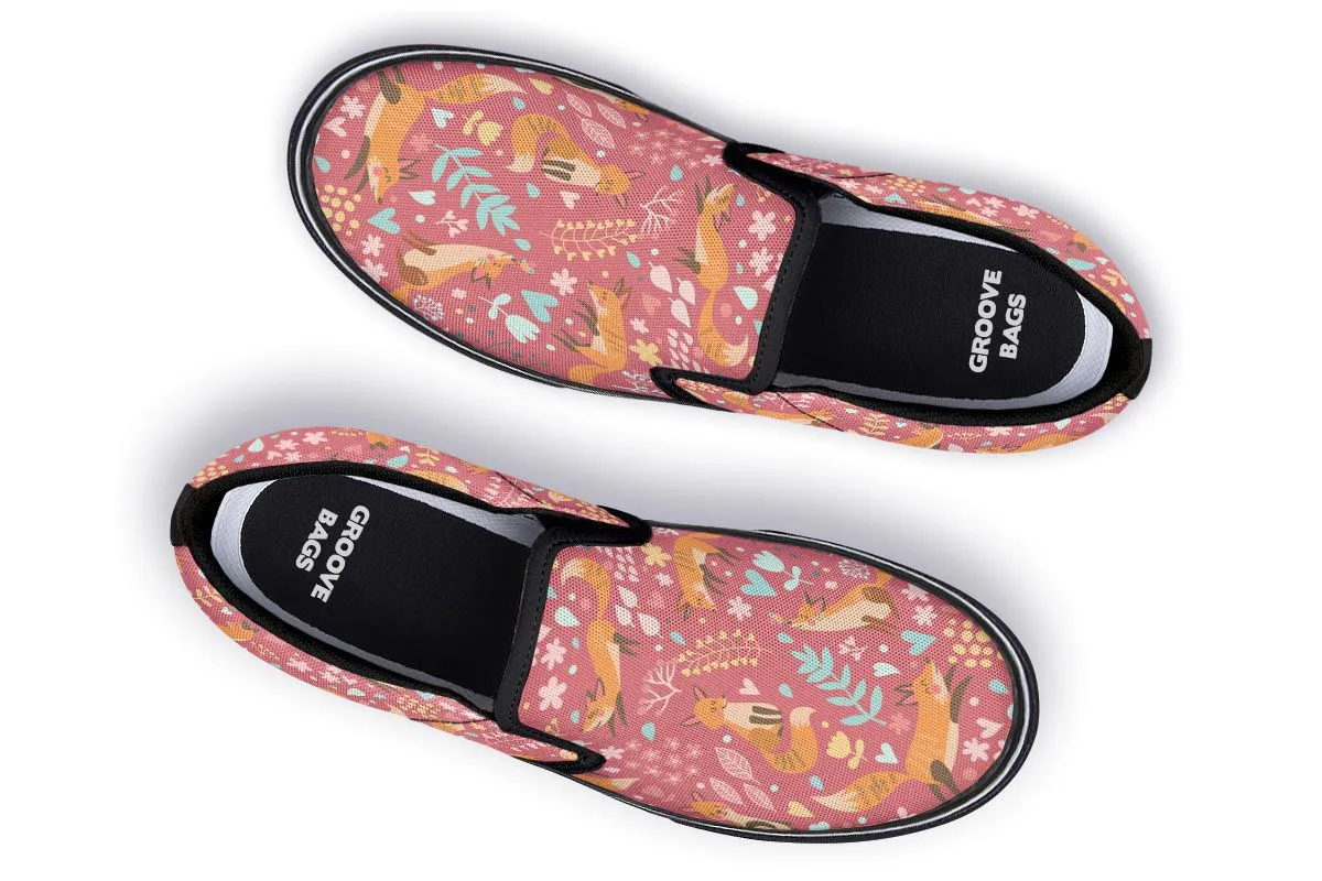 Foxy Foxes Slip-On Shoes