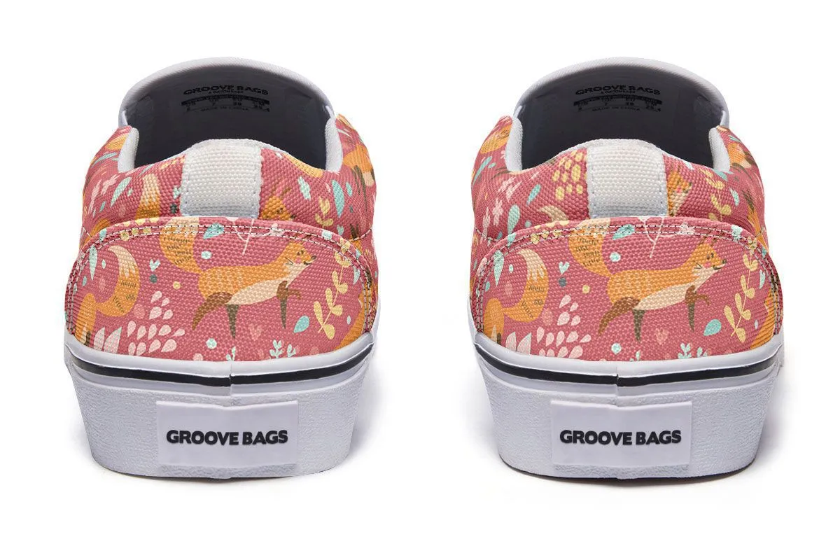 Foxy Foxes Slip-On Shoes