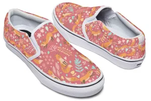 Foxy Foxes Slip-On Shoes