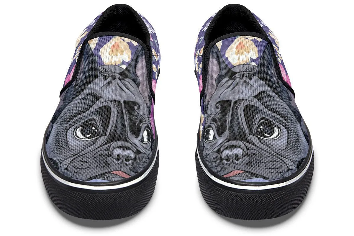 French Bulldog Cutie Slip-On Shoes