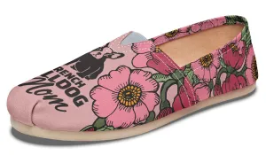 French Bulldog Mom Casual Shoes