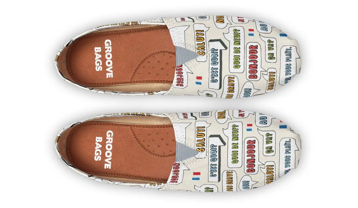 French Phrases Casual Shoes