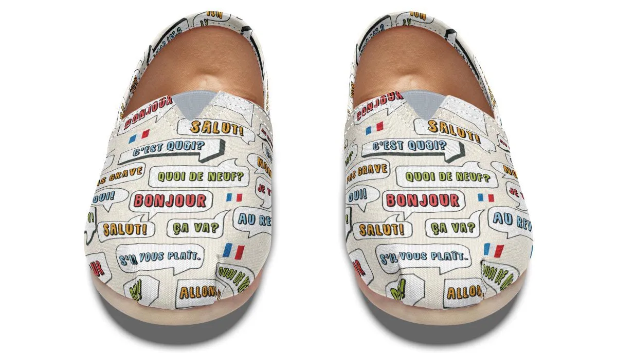 French Phrases Casual Shoes