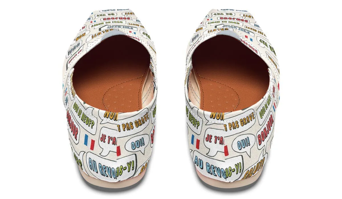 French Phrases Casual Shoes