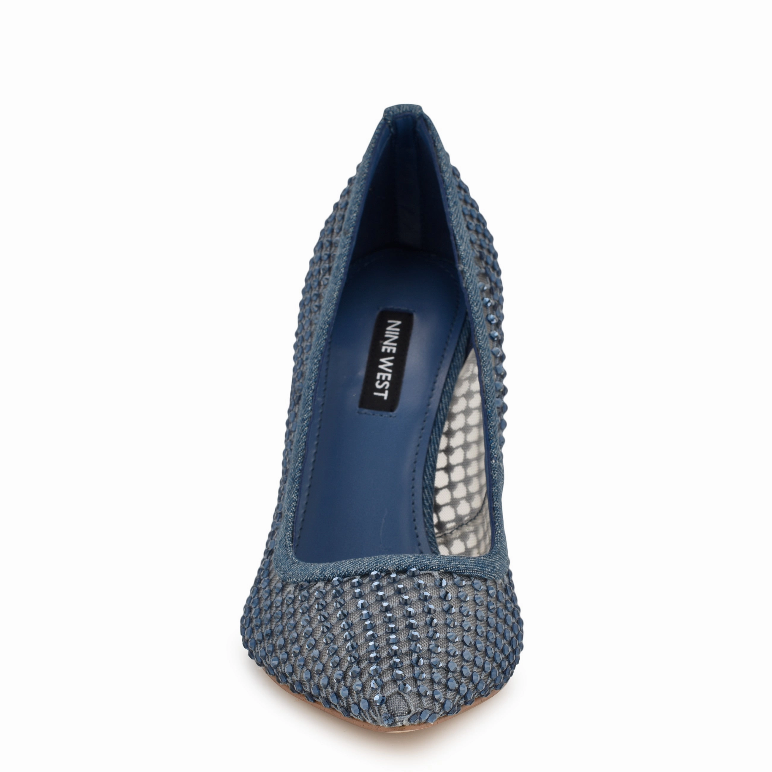 Freshe Rhinestone Mesh Pumps
