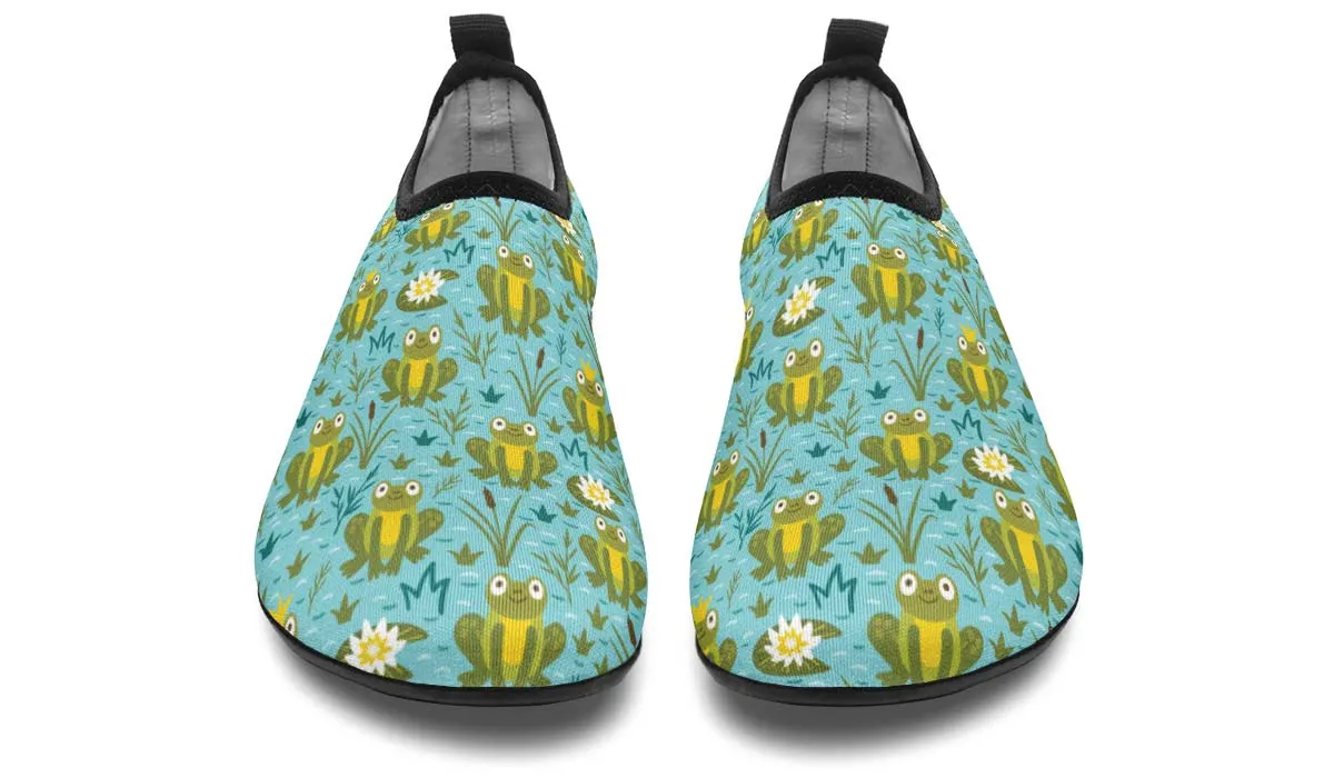 Frog Prince Aqua Barefoot Shoes