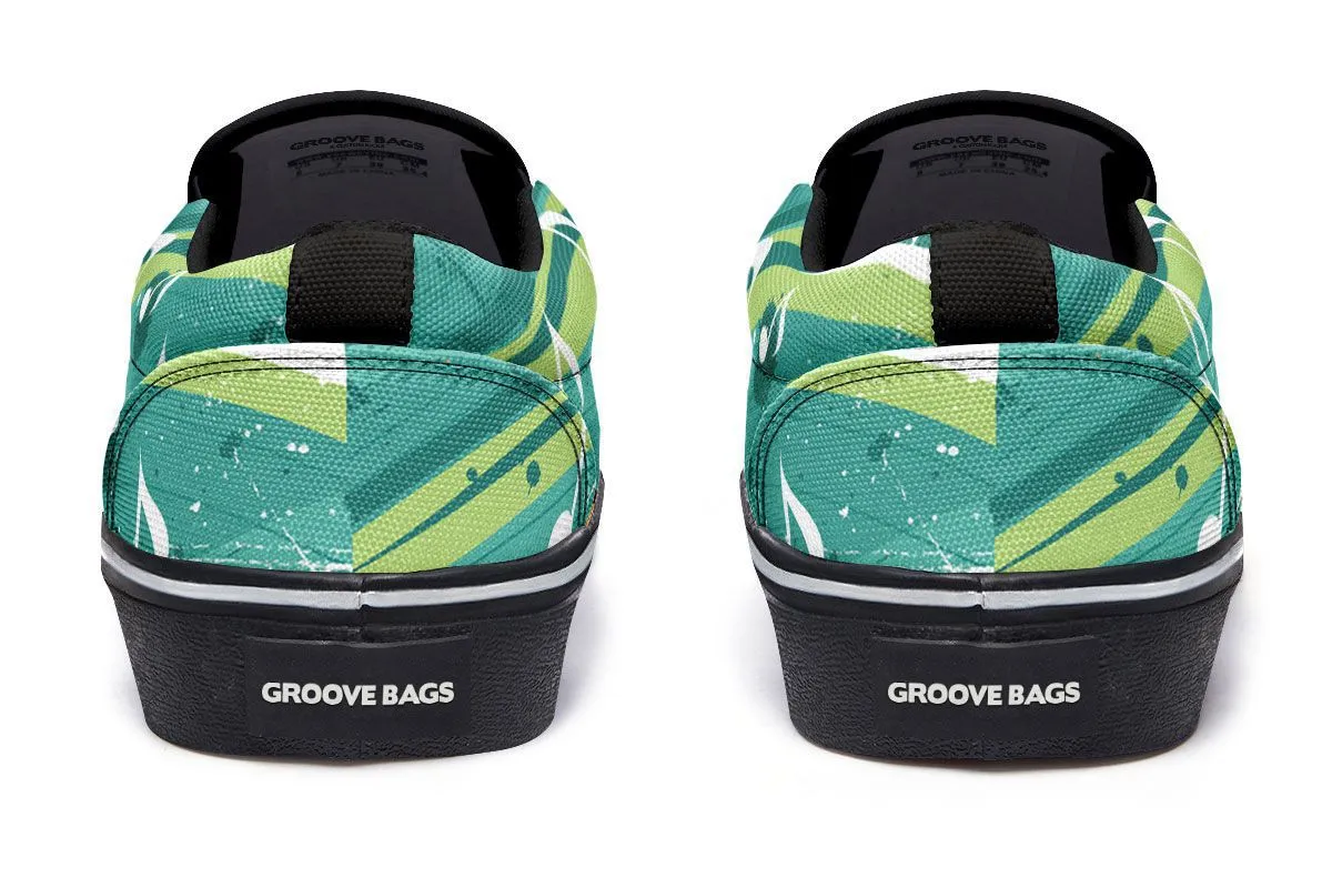 Funky Music Slip-On Shoes