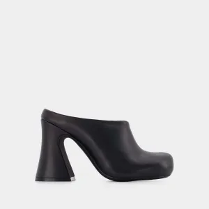 Fussbett Heel 10 in Black Leather
