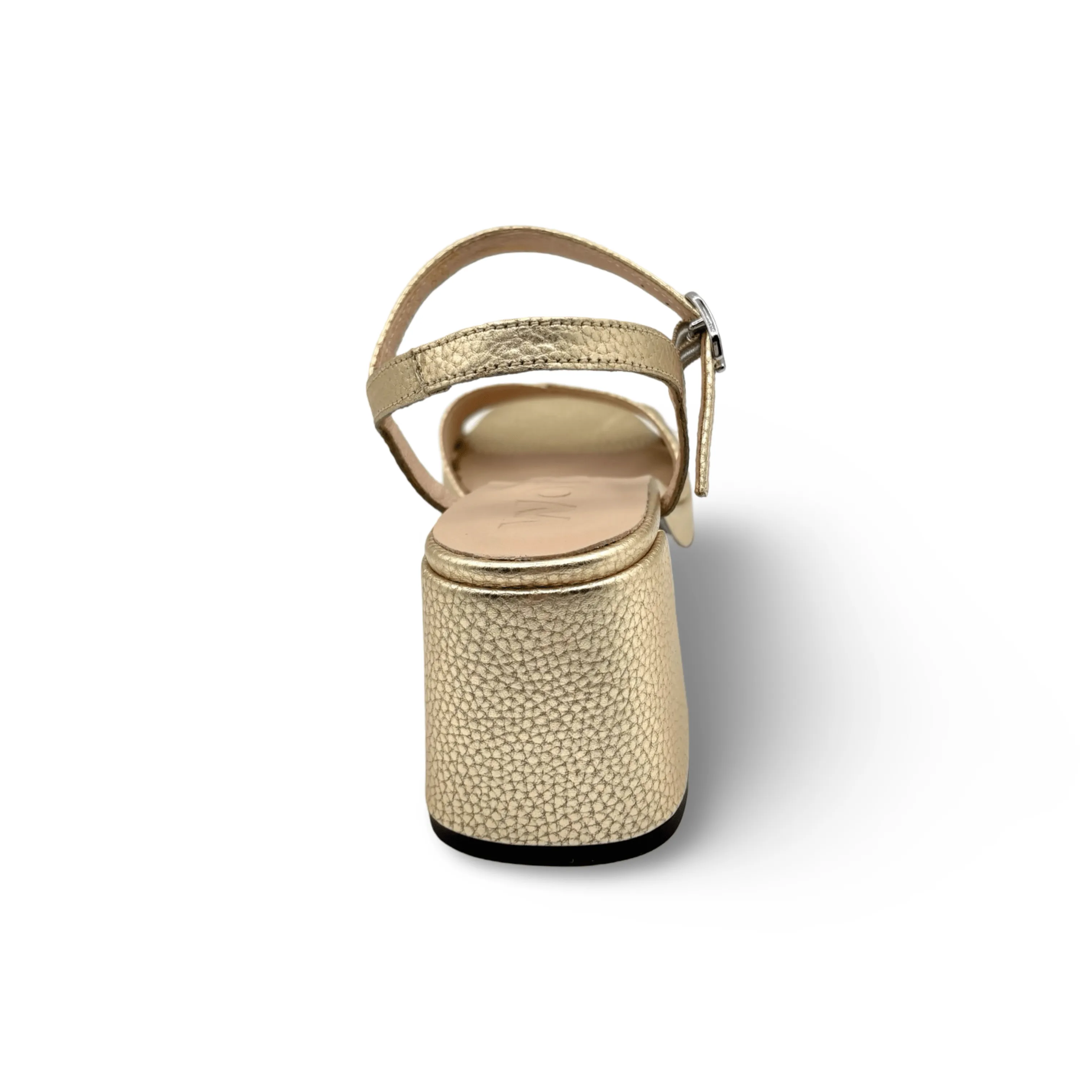 G6803 Gold Platform Sandal